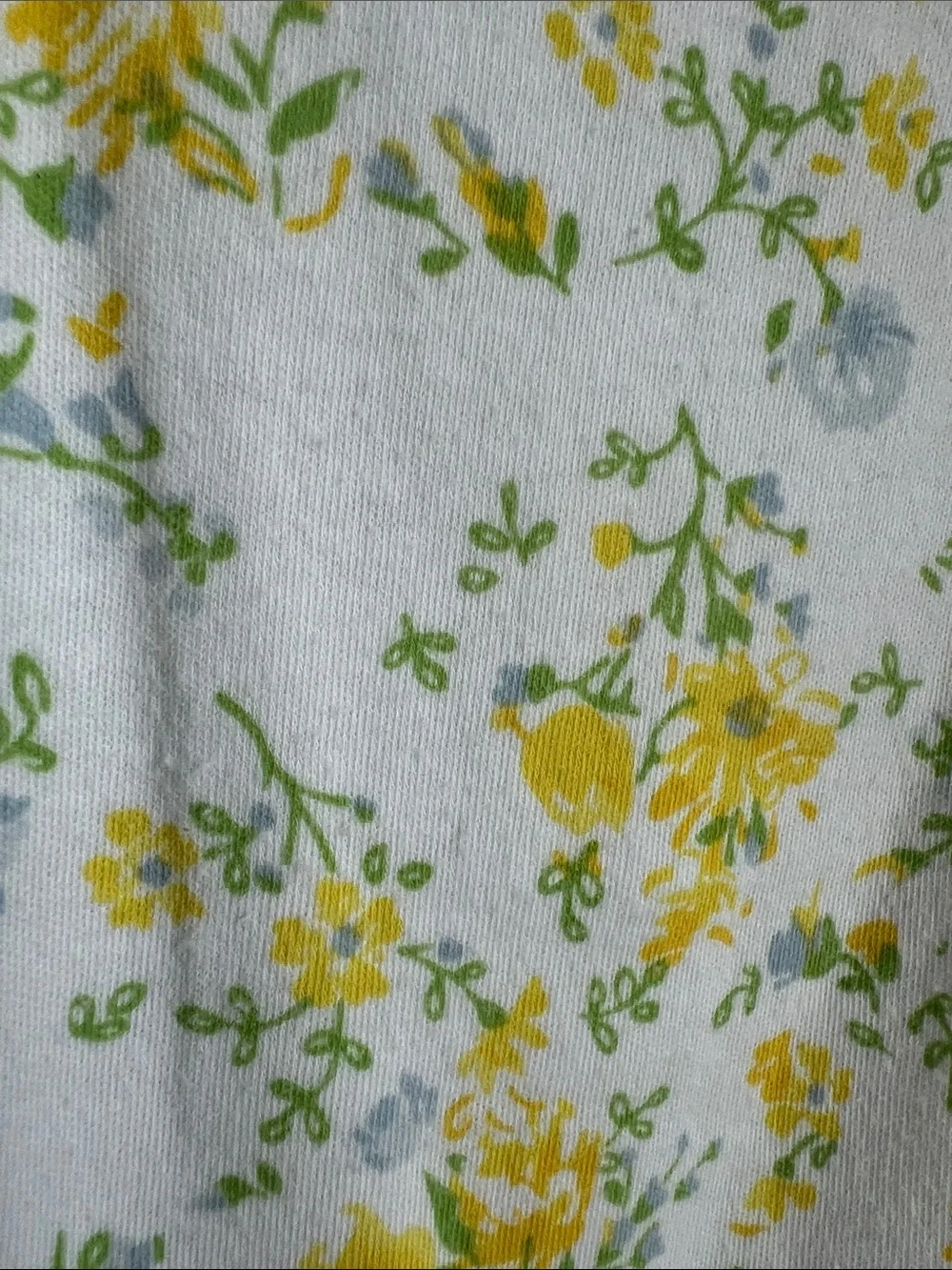 Laura Ashley | White and Yellow Floral Baby Onesie Bodysuit Size 3-6 Months
